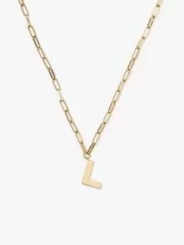 Image of Kate Spade L Initial This Pendant, Gold, One Size