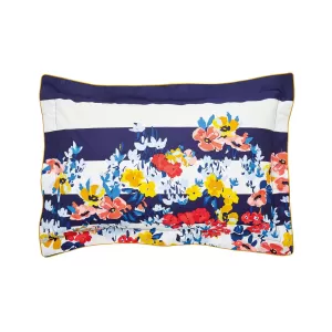 Image of Joules St Ives French Navy 100% Cotton Percale Duvet Cover Set Navy