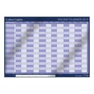 Image of Collins Colplan CWC10 A1 2019 Holiday Planner with Activity Labels and