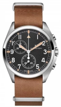 Image of Hamilton Khaki Aviation Pilot Pioneer Chronograph Watch