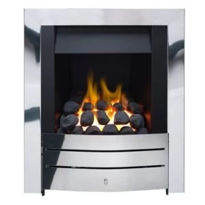 Image of Ignite Maine Chrome effect Gas fire