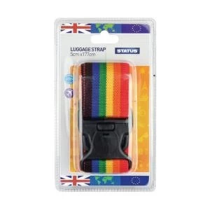 Image of Status Adjustable Multi-Colour Luggage Strap Pack of 3 SLUGSTRAP1PK3