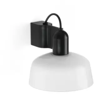 Image of Faro Tatawin White Dome Wall Lamp