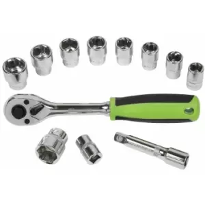 Image of Socket Set 12PC 3/8"Sq. Drive WallDrive Metric