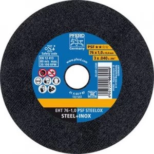 Image of PFERD Psf Steelox 65508100 Cutting disc (straight) 76mm 10 mm 25 pc(s)
