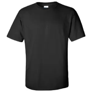 Image of Gildan Mens Ultra Cotton Short Sleeve T-Shirt (M) (Black)