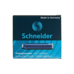 Image of Schneider Fountain Pen Ink Cartridges - Royal Blue (6 Pack)