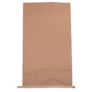 Image of Plain Paper Waste Sack Brown Pack of 50 47121701
