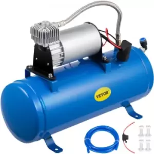 Image of 150 PSI DC 12V Air Compressor with 6 Liter Tank for Train Horns Motorhome Tires