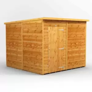 Image of Power 8' x 8' Pent Windowless Garden Shed