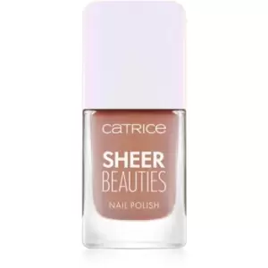 Image of Catrice Sheer Beauties nail polish shade 060 - Love You Latte 10,5 ml