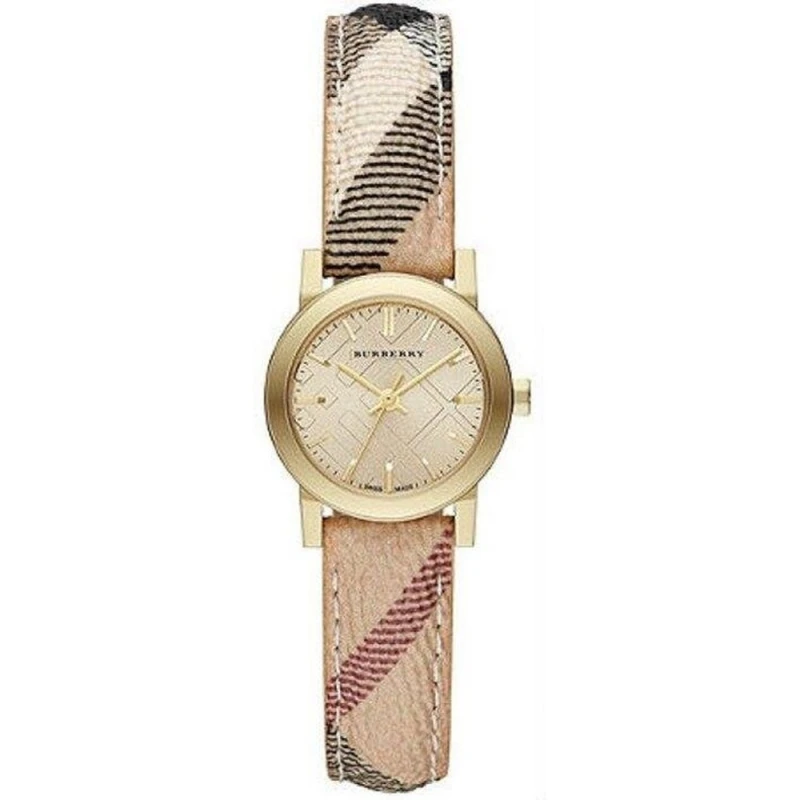 Image of NEW Burberry BU9219 Dial Haymarket Check Fabric Ladies Watch UK SELLER WARRANTY