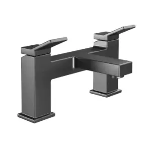 Image of Gunmetal Bath Mixer Tap - Maxton