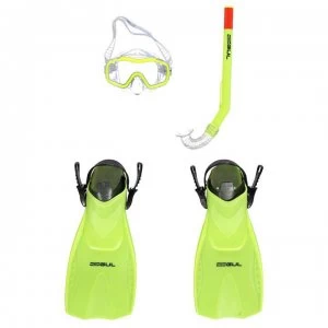 Image of Gul Mask Snorkel and Fin Set Childrens - Yellow
