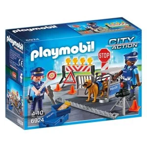 Image of Playmobil City Action Police Roadblock