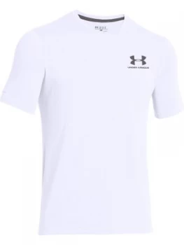 Image of Urban Armor Gear Mens Left Chest Lockup T Shirt White