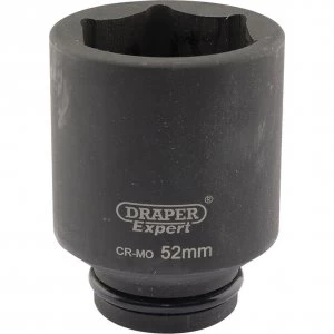 Image of Draper Expert 3/4" Drive Deep Hexagon Impact Socket Metric 3/4" 52mm
