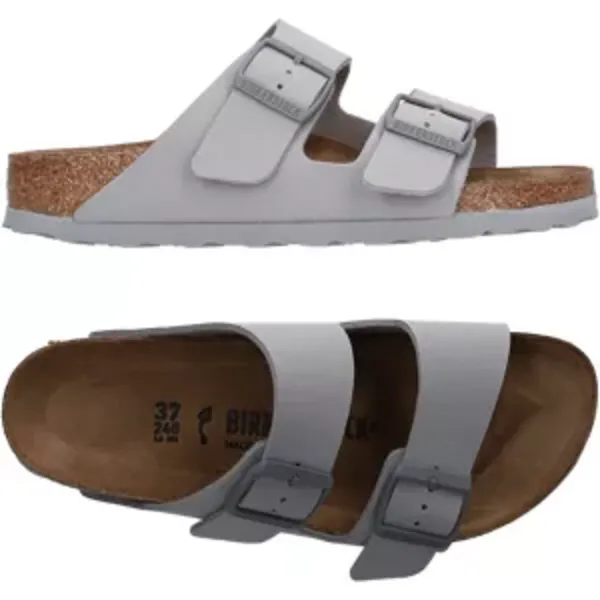 Image of Birkenstock Womens Arizona Two Strap Sandals Stone Coin BF, 5