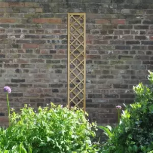 Image of Forest 511 x 1 Hidcote Decorative Diamond Wooden Lattice Trellis (1.8m x 0.3m) - Pressure treated