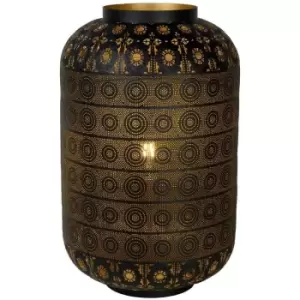 Image of Lucide TAHAR - Table Lamp - Ø39cm - 1xE27 - Black