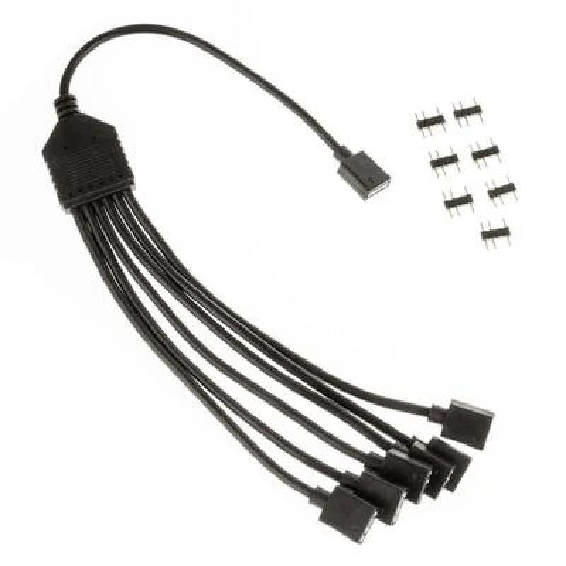 Image of Kolink ARGB 1-6 Splitter Cable - 30cm