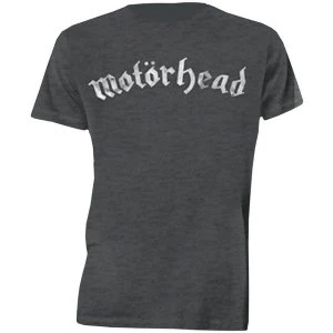 Image of Motorhead - Distressed Logo Unisex Medium T-Shirt - Grey