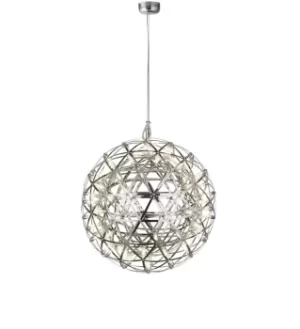 Image of Galaxy Chrome LED Metal Ball Pendant 400mm 3000K