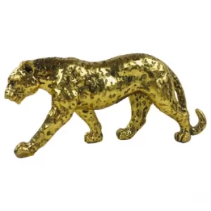 Image of Gold Glitter Effect Leopard 40cm