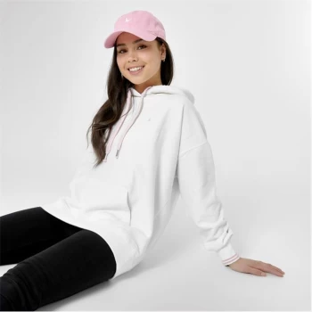 Image of Jack Wills Lightly Logo Boyfriend Hoodie - White