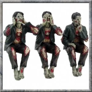 Image of See No Hear No Speak No Evil Zombies 10 cm