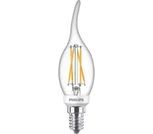 Image of Philips Classic 6W E14/SES Candle Dimmable Very Warm White - 64634900