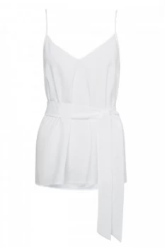Image of French Connection Dalma Crepe Light Strappy Cami White