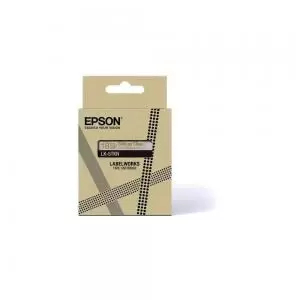 Image of Epson LK-5TKN Gold on Metallic Clear Tape Cartridge 18mm - C53S672097