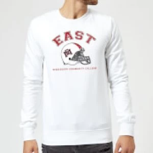 Image of East Mississippi Community College Helmet Sweatshirt - White - S