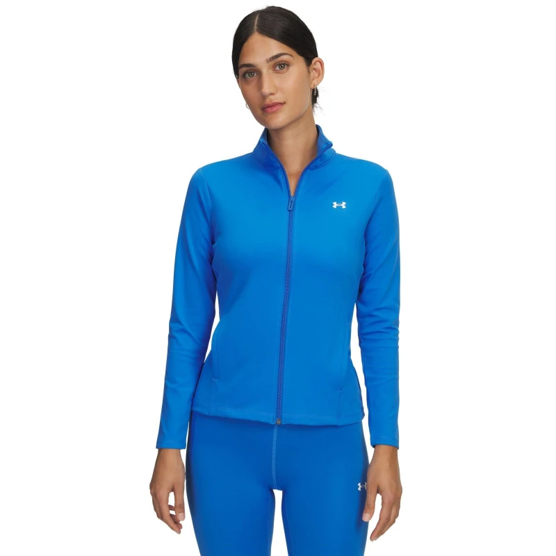 Image of Under Armour Womens Motion Tracksuit Top Blue Atlantis female 10 (S)