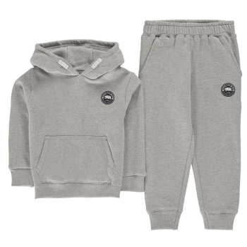 Image of SoulCal Signature Fleece Tracksuit Infants - Grey Marl