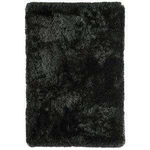 Image of Asiatic Plush Shaggy Rug 120 x 170cm - Black