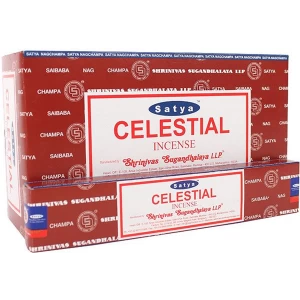 Image of Box of 12 Packs of Celestial Incense Sticks by Satya