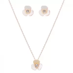 Image of Buckley London Mother Of Pearl Flower Gift Set