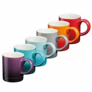 Image of Cooks Professional G4112 6 Piece Multicoloured Espresso Cups