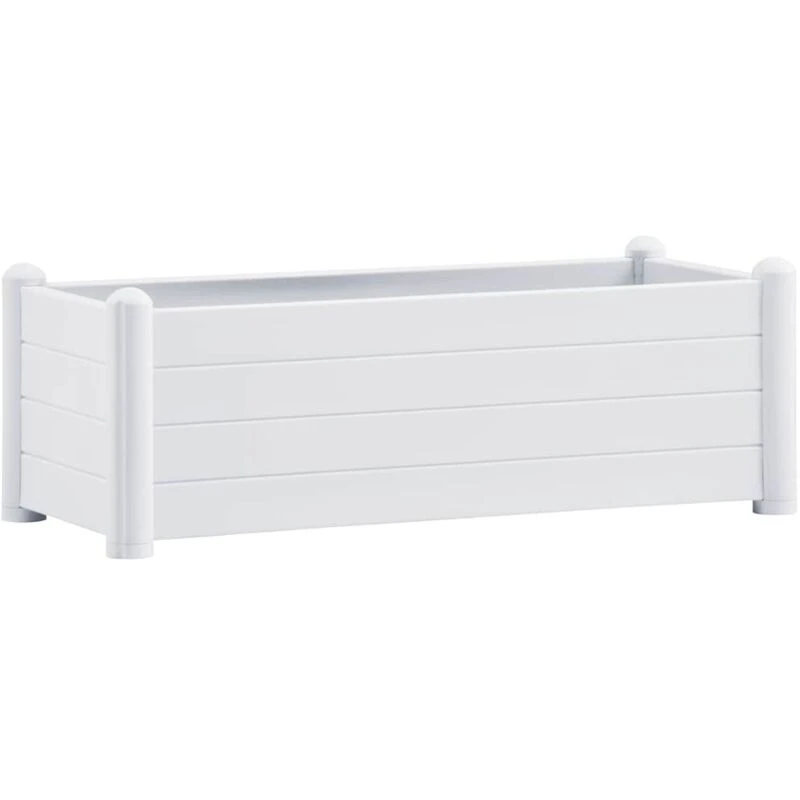 Image of VIDAXL Garden Raised Bed pp White 100x43x35cm Vidaxl 8720286194027