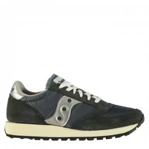 Image of Saucony Originals Jazz Original Vintage Trainers - Blue/Navy/Slv