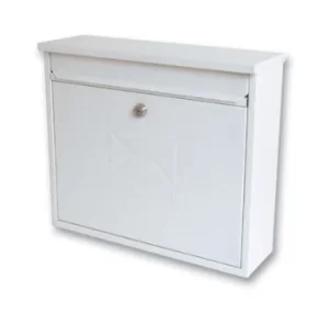 Image of Sterling MB02 Elegance Post Box Square White