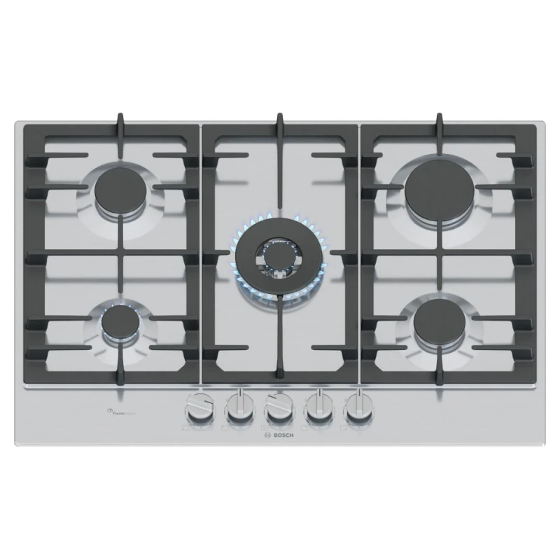 Image of Bosch PCQ7A5I90 75cm Gas Hob - Stainless Steel