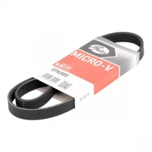 Image of GATES Poly V-Belt RENAULT,PEUGEOT,ALFA ROMEO 5PK880 60597250,12634322,5750Q7 Ribbed Belt,V Ribbed Belt,Multi V Belt,Poly Belt,V-Ribbed Belts 5750SE