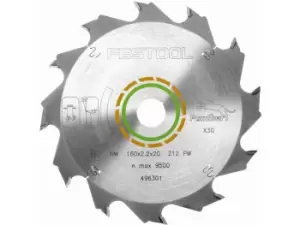 Image of Festool 496301 160mm x 20mm x 12T Panther Saw Blade