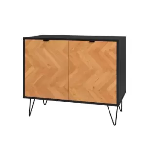 Image of Out & Out Original Out & Out Denver Parquet Sideboard - Black