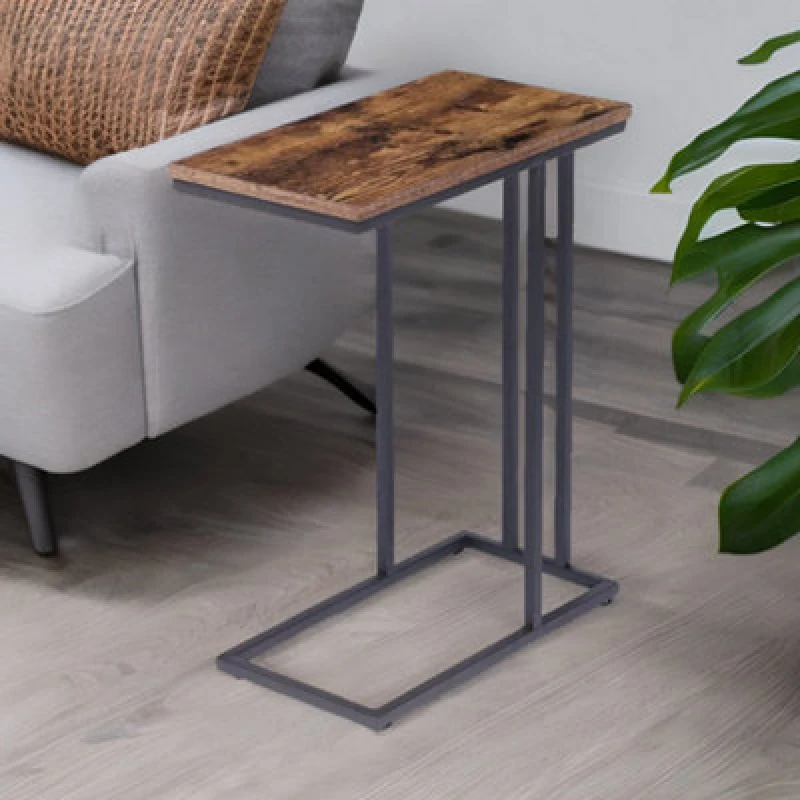 Image of Rafaelo Mobilia Side Table C Shaped Home Furniture