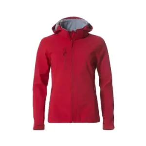 Image of Clique Womens/Ladies Plain Soft Shell Jacket (S) (Red)