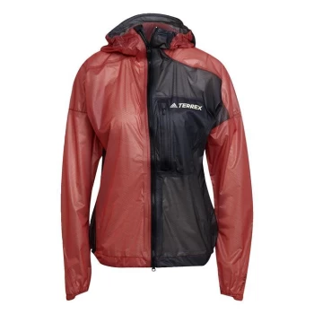 Image of adidas Terrex Agravic 2.5-Layer Rain Jacket Womens - Altered Amber